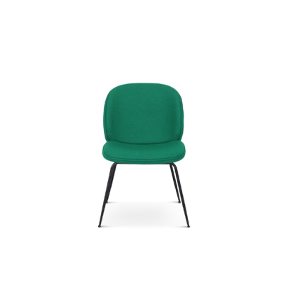 Beetle Dining Chair - Black Powder-Coated Legs - Eternity Modern