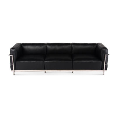 LC3 Grand Modele Three-Seat Sofa With Down Cushions - EternityModern