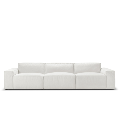Oasis Modern Low Profile Modular Block Sofa in Latex | Combination 001