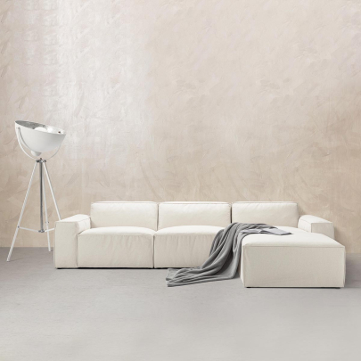 Oasis Modern Low Profile Modular Block Sofa in Latex | Combination 002