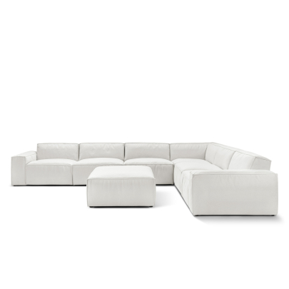 Oasis Modern Low Profile Modular Block Sofa in Latex | Combination 003