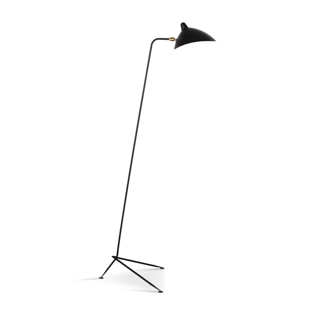Serge Mouille One-Arm Floor Lamp