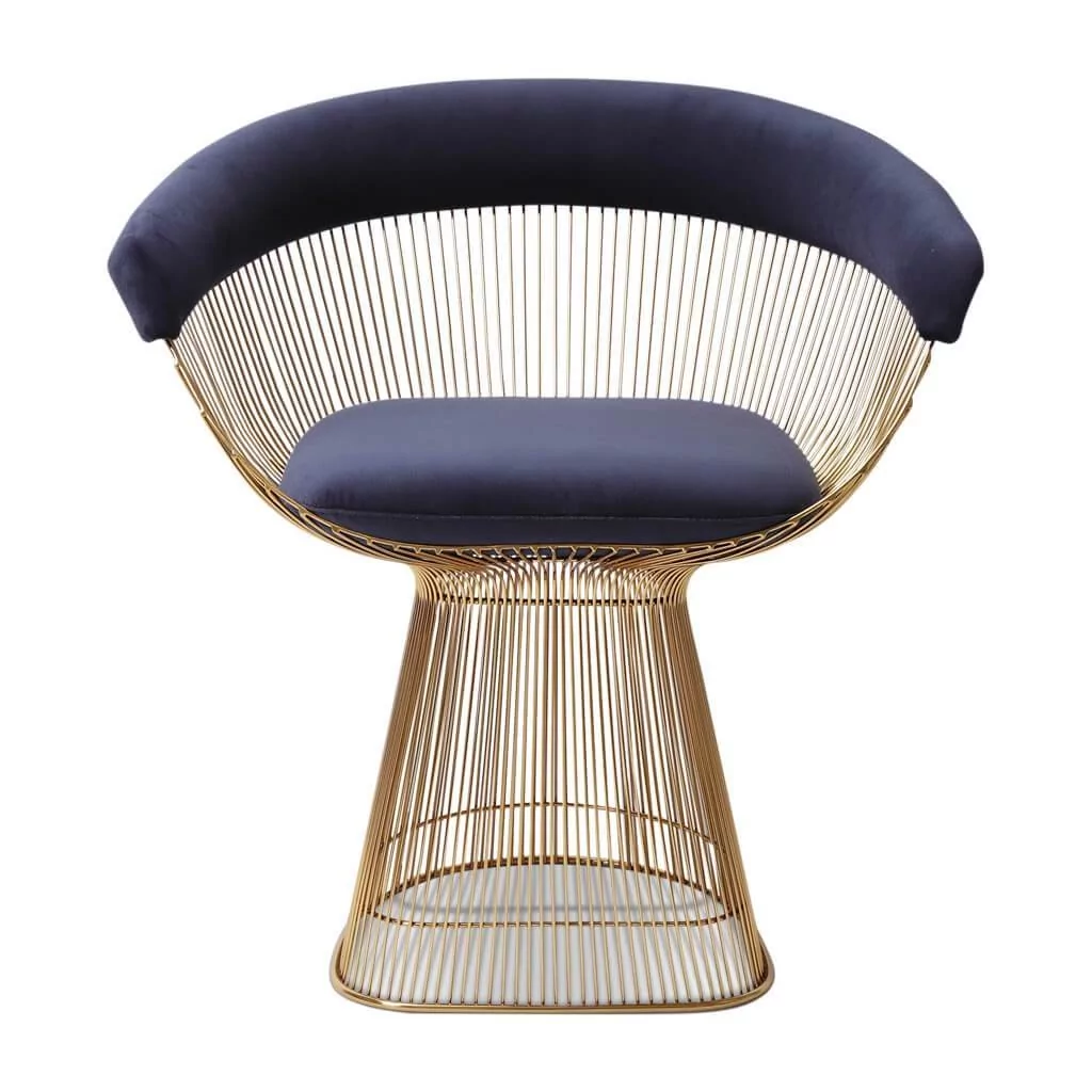 Warren Platner Armchair - Gold Base
