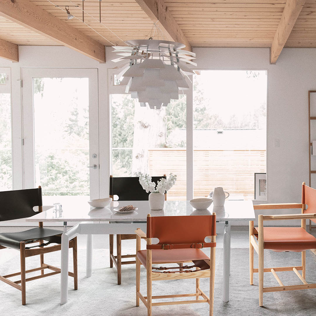 Set of Two Borge Mogensen The Spanish Dining Chairs