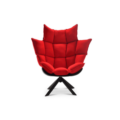Husk Chair High Back - Wood Base - Eternity Modern