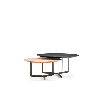 Kaiser Modern Round 2-Piece Coffee Table Set
