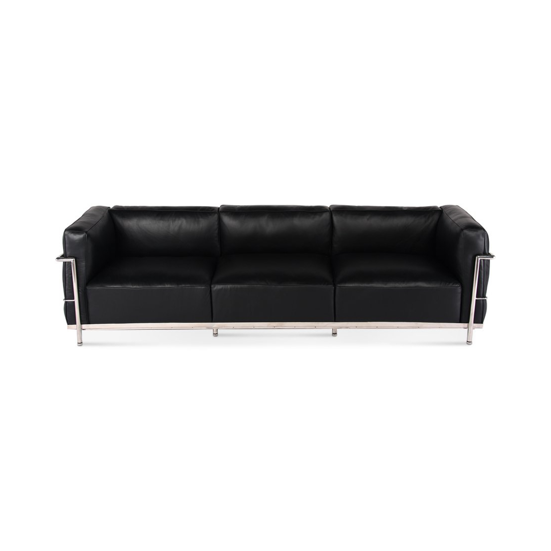 Corbusier Grand Modele Three-Seat Sofa With Down Cushions