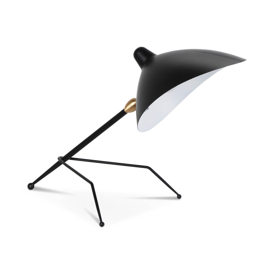 Serge Mouille Tripod Desk Lamp