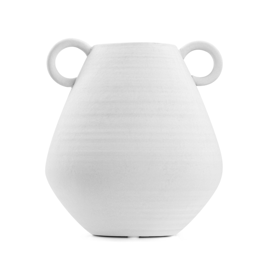White Ceramic Jug / Vase - New England style Country and Coastal Furniture  and Interiors
