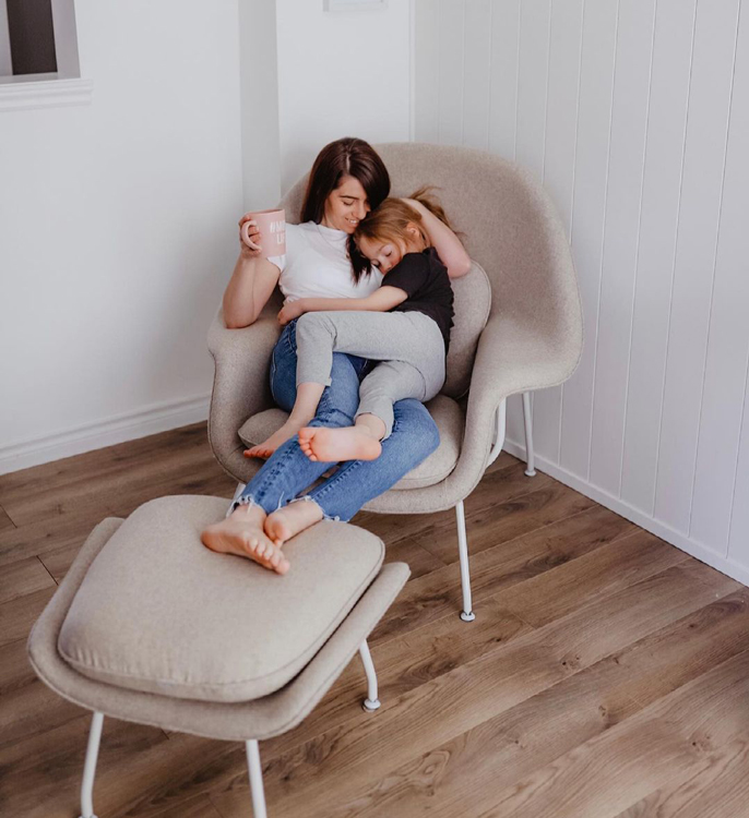 Womb Chair Ottoman Chrome Legs